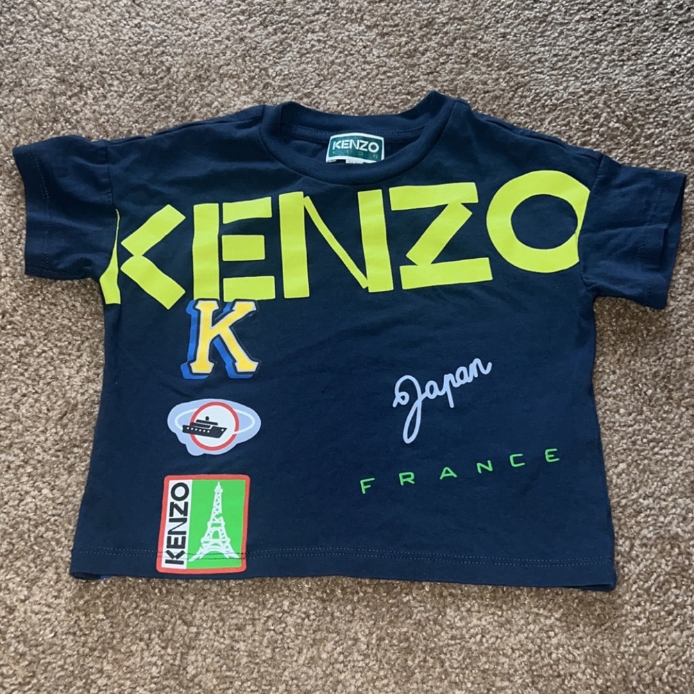 KENZO KIDS Toddler Boys Cotton Logo T-shirt